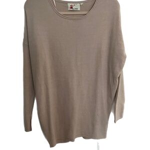 NWOT Blush Sweater lightweight contemporary minimalist feminine